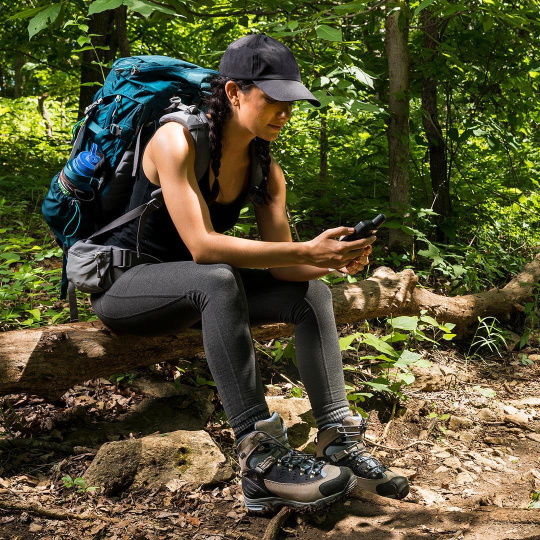 Hiker in het bos
